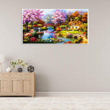 Charger l'image dans la galerie, Paysage - diamant rond complet - 55x100cm