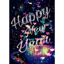 Charger l'image dans la galerie, Lettre - diamant rond complet - 40x30cm