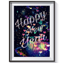 Charger l'image dans la galerie, Lettre - diamant rond complet - 40x30cm