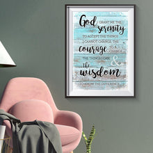 Charger l'image dans la galerie, Lettre - diamant rond complet - 40x30cm