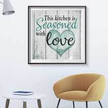 Charger l'image dans la galerie, Lettre - diamant rond complet - 30x30cm