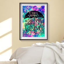 Charger l'image dans la galerie, Lettre - diamant rond complet - 40x30cm