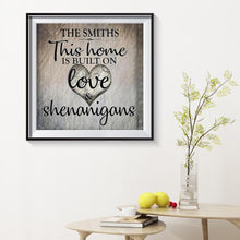 Charger l'image dans la galerie, Lettre - diamant rond complet - 30x30cm