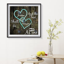 Charger l'image dans la galerie, Lettre - diamant rond complet - 30x30cm