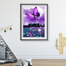 Charger l'image dans la galerie, Papillon - peinture en diamant complet - 40x30cm