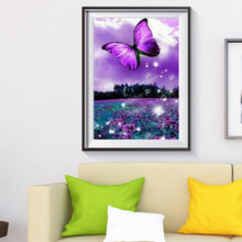 Charger l'image dans la galerie, Papillon - peinture en diamant complet - 40x30cm