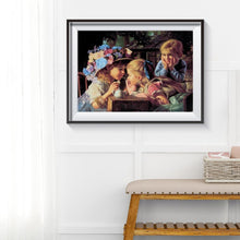 Charger l'image dans la galerie, Fille - diamant rond complet - 30x40cm