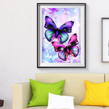 Charger l'image dans la galerie, Papillon - diamant rond complet - 40x30cm