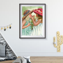 Charger l'image dans la galerie, Fille - diamant rond complet - 40x30cm