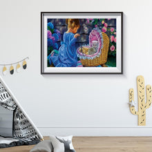 Charger l'image dans la galerie, Fille - diamant rond complet - 40x30cm