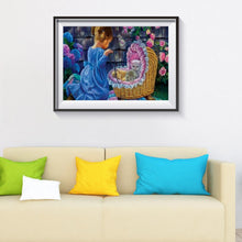 Charger l'image dans la galerie, Fille - diamant rond complet - 40x30cm