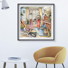 Charger l'image dans la galerie, Fille - diamant rond complet - 30x30cm