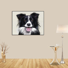 Charger l'image dans la galerie, Chien - diamant rond complet - 30x40cm