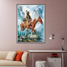 Charger l'image dans la galerie, Indiana - diamant rond complet - 30x40cm