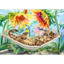 Charger l'image dans la galerie, Chat - peinture en diamant complet - 30x40cm