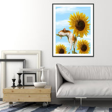 Charger l'image dans la galerie, Tournesol - diamant rond complet - 30x40cm