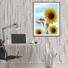 Charger l'image dans la galerie, Tournesol - diamant rond complet - 30x40cm