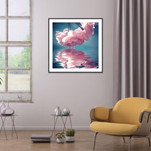 Charger l'image dans la galerie, Fleur - diamant rond complet - 30x30cm