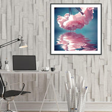 Charger l'image dans la galerie, Fleur - diamant rond complet - 30x30cm