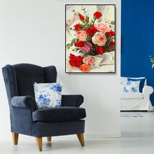 Charger l'image dans la galerie, Fleur - diamant rond complet - 30x40cm