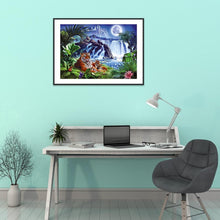Charger l'image dans la galerie, Tigre - diamant rond complet - 30x40cm