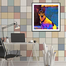 Charger l'image dans la galerie, Chien - diamant rond complet - 30x30cm