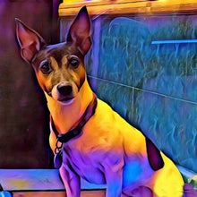 Charger l'image dans la galerie, Chien - diamant rond complet - 30x30cm