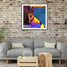 Charger l'image dans la galerie, Chien - diamant rond complet - 30x30cm