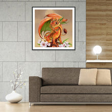 Charger l'image dans la galerie, Dragon - diamant rond complet - 30x30cm