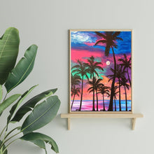 Charger l'image dans la galerie, Cocotier - diamant rond complet - 30x40cm