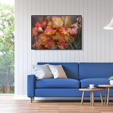 Charger l'image dans la galerie, Fleur - diamant rond complet - 40x30cm