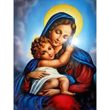 Charger l'image dans la galerie, Religieux - diamant rond complet - 30x40cm