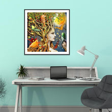 Charger l'image dans la galerie, Homme d’arbre - diamant rond complet - 30x30cm