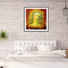 Charger l'image dans la galerie, Visage - diamant rond complet - 30x30cm