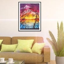 Charger l'image dans la galerie, Arbre - diamant rond complet - 30x40cm