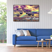 Charger l'image dans la galerie, Vagues océaniques - diamant rond complet - 40x30cm