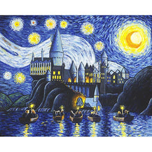 Charger l'image dans la galerie, Nuit étoilée - diamant rond complet - 30x40cm