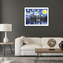 Charger l'image dans la galerie, Nuit étoilée - diamant rond complet - 30x40cm