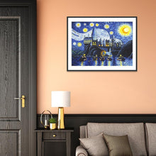 Charger l'image dans la galerie, Nuit étoilée - diamant rond complet - 30x40cm