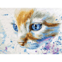 Charger l'image dans la galerie, Chaton - diamant rond complet - 30x40cm