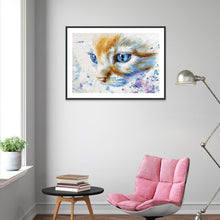 Charger l'image dans la galerie, Chaton - diamant rond complet - 30x40cm