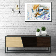 Charger l'image dans la galerie, Chaton - diamant rond complet - 30x40cm