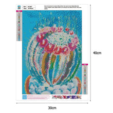 Charger l'image dans la galerie, Cactus - diamant rond complet - 30x40cm