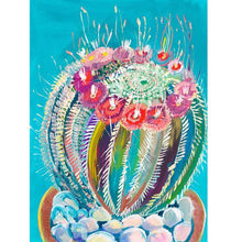 Charger l'image dans la galerie, Cactus - diamant rond complet - 30x40cm