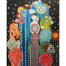 Charger l'image dans la galerie, Cactus - diamant rond complet - 30x40cm