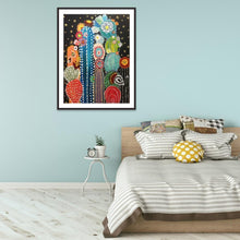 Charger l'image dans la galerie, Cactus - diamant rond complet - 30x40cm
