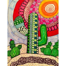 Charger l'image dans la galerie, Cactus - diamant rond complet - 30x40cm
