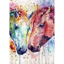 Charger l'image dans la galerie, Cheval - diamant rond complet - 30x40cm