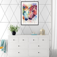 Charger l'image dans la galerie, Cheval - diamant rond complet - 30x40cm