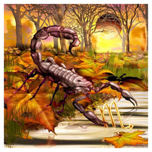 Charger l'image dans la galerie, Scorpion - diamant rond complet - 30x30cm
